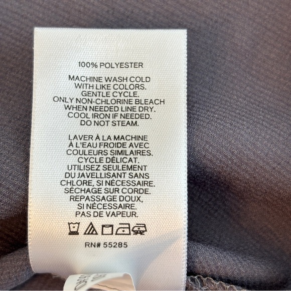 Portofino Too Women’s XS Gray Button Down Convertible Sleeve